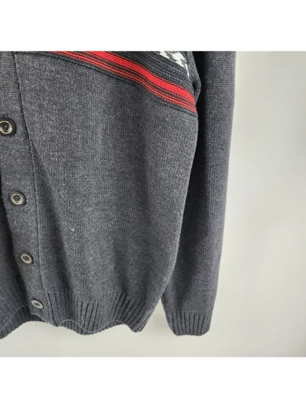 Urban Pipeline Sweater Mens XXL Gray Multi Grandpa Dad Cardigan